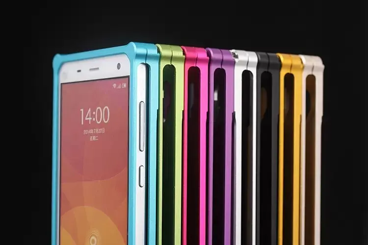 TX роскошный Xiaomi Mi4 металлический алюминиевый чехол для Xiaomi Mi4 miui4 Передняя Задняя Защитная крышка с инструментами винты