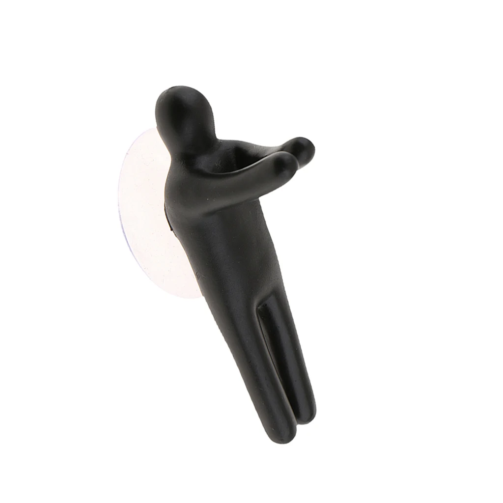 Suction Cup Hanging Kids Toothbrush Key Holder Hanger Hook & Bathroom Organizer Home Wall Hanging Decorative Hook 
