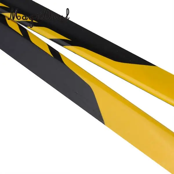 MagiDeal 2Pcs 325mm Universal Glass Fiber Main Rotor Blades for Trex 450 Series RC Helicopter Remote Control Parts
