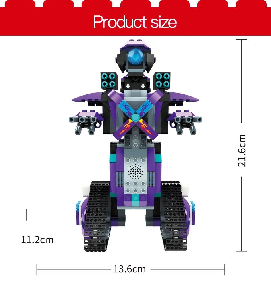 Technic RC пульт дистанционного управления Интеллектуальный робот технология сборки модульный робот DIY Сборные блоки кирпичи игрушки для мальчиков