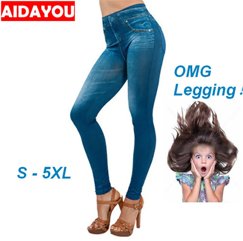 

Leggings with Pocket Seamless Legging Super Stretchy Good Elastic Plus Size 5XL Womens Jeans Push Up Butt Lifting Pants ouc377