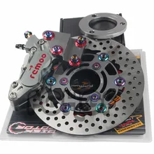 Motorcycle Front Brake System Kit 40mm Brake Calipers + 220mm Brake Discs for YAMAHA Kawasaki bws Motorcycle Front Brake System Kit 40mm Brake Calipers + 220mm Brake Discs for YAMAHA Kawasaki bws