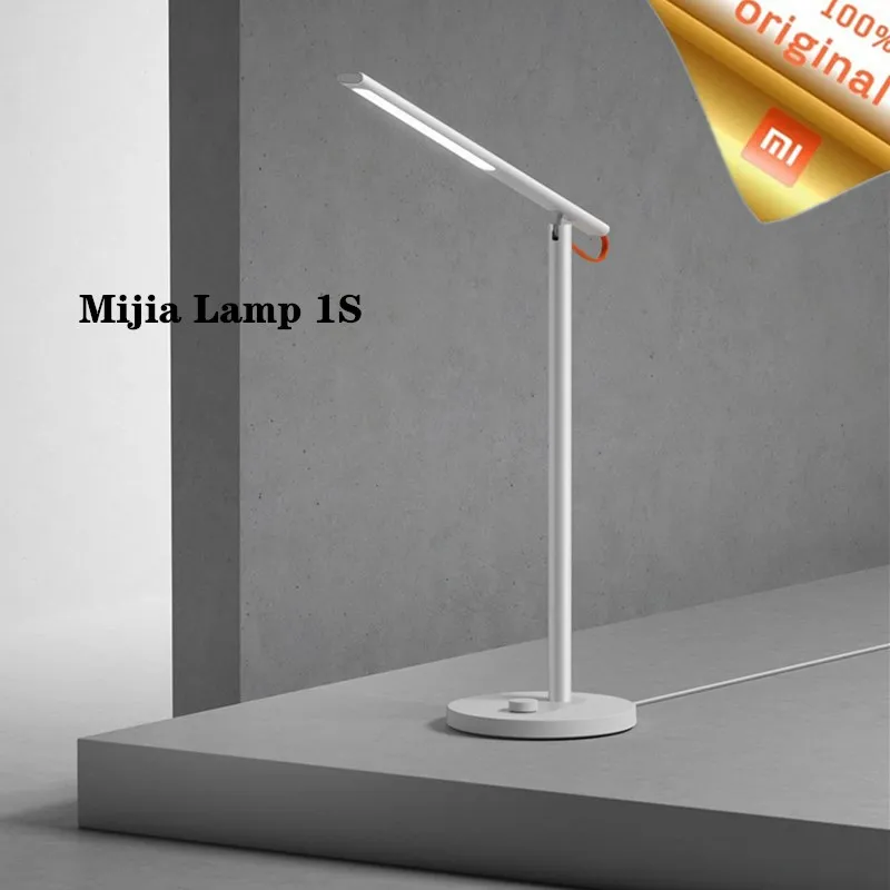 

Original Xiaomi Mijia Desk Lamp 1S 4 Lighting Modes Dimming Reading Light Smart Remote Control Table Lamp With Mijia HomeKit APP