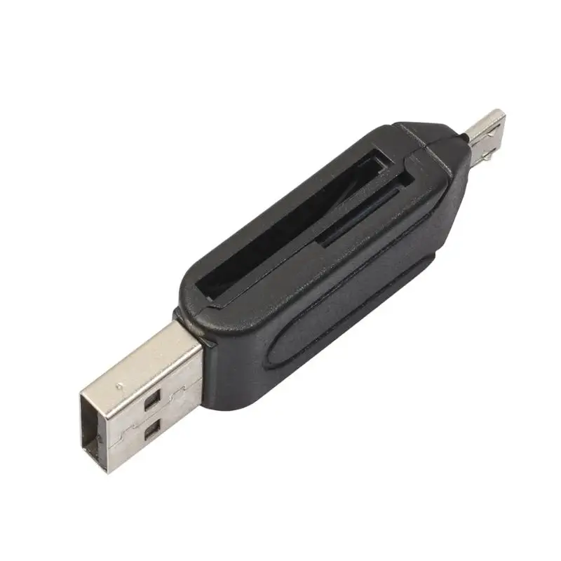 2 в 1 USB OTG кардридер Micro USB OTG TF/SD кардридер телефонный удлинитель-переходник флэш-накопитель адаптер для смартфона компьютера