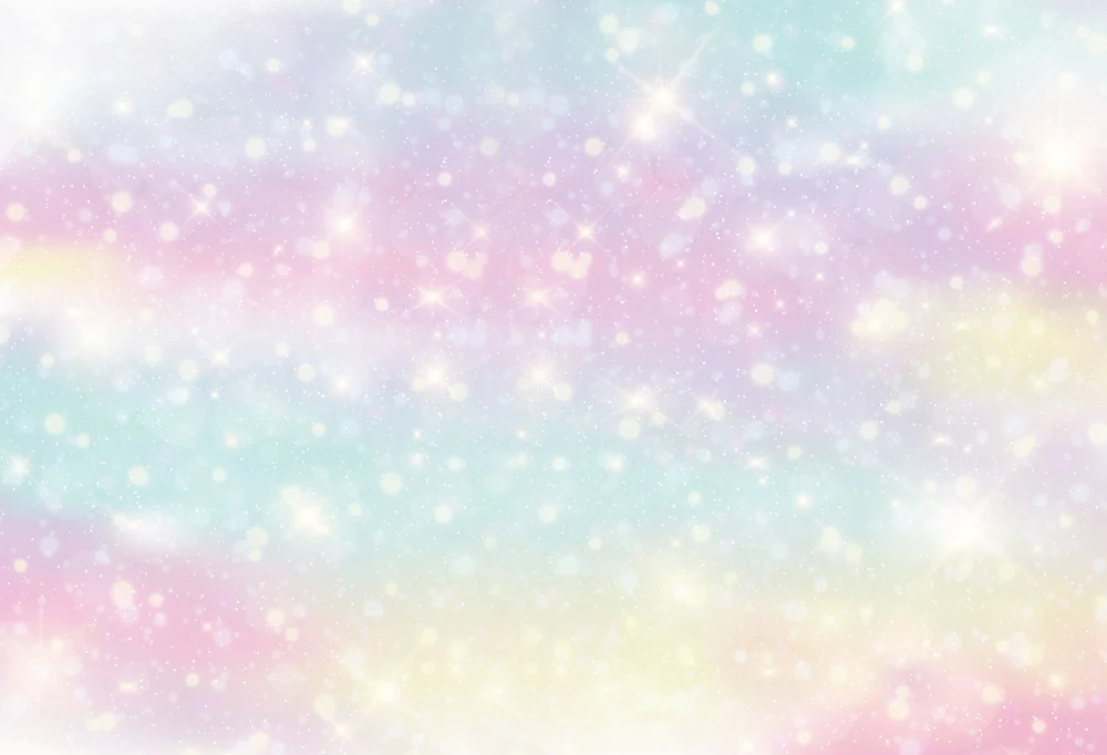 Photo Backdrop Rainbow Photographic Studio Birthday Flash Photobooth Prop Baby Shower Bokeh XT-6878