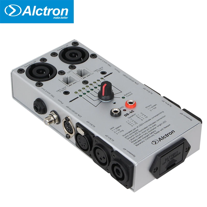 Alctron DB-4C профессиональный кабель тест ers аудио сетевой кабель детектор Тест er тестовый инструмент