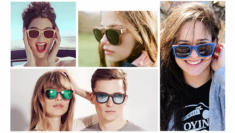 Модные экологические солнцезащитные очки детские цветные деревянные солнцезащитные очки ручные бамбуковые деревянные очки поляризатор