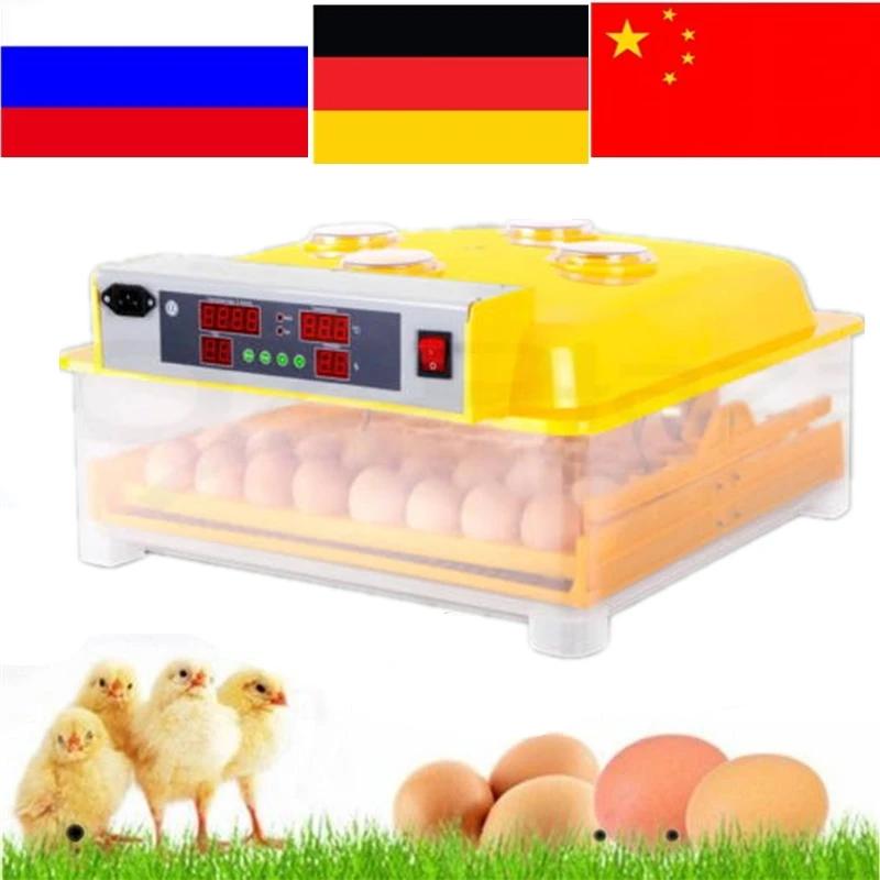 

Digital Intelligent Automatic 48 Eggs Incubator Hatcher Machine chicken mini egg automatic incubator