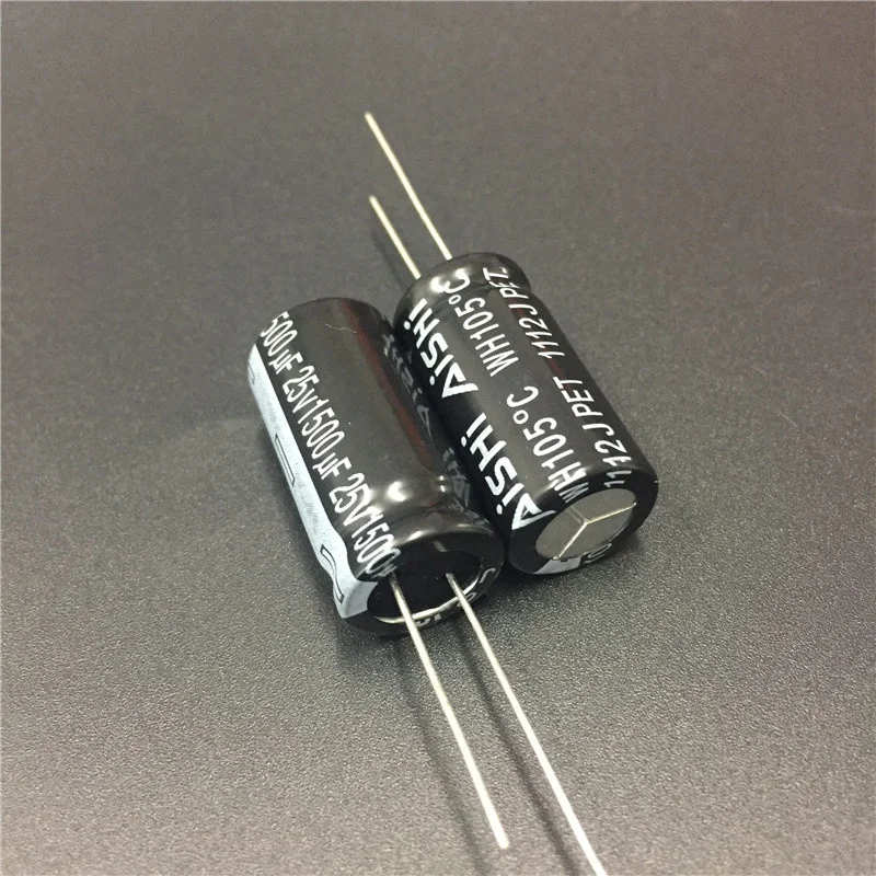 5pcs 1500uF 25V Aishi WH Series 13x25mm High quality 25V1500uF Aluminum