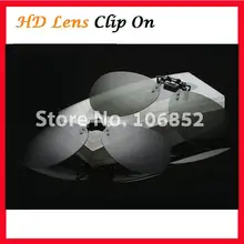 20 штук C026 PC Очки солнцезащитных очков Солнцезащитные очки для женщин глаз Очки клип на темно-зеленый серый желтый