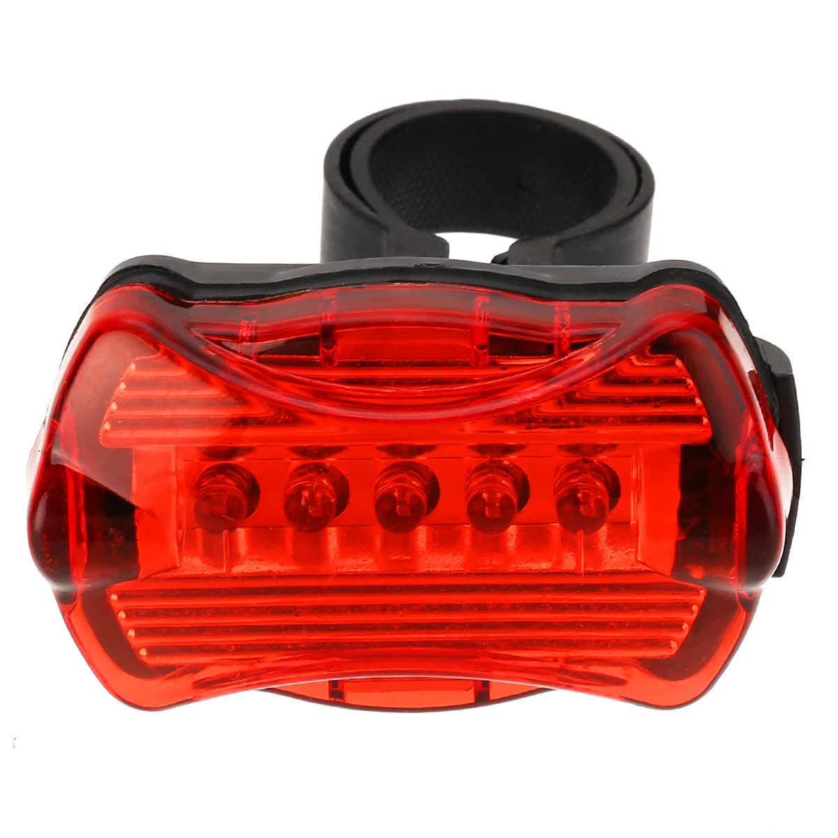 1Pcs 5LED Bicycle Cycling Tail Rear Light Bike Red Taillight Lamp Safety Warning Bike Bicycle Accessories