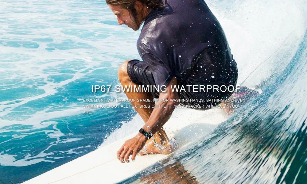 LEMFO LT01 Fitness Bracelet Wristbands  Color LCD Screen Smart Band IP67 Waterproof Fitness Bracelet Heart Rate Monitor Ativity Tracker (4)