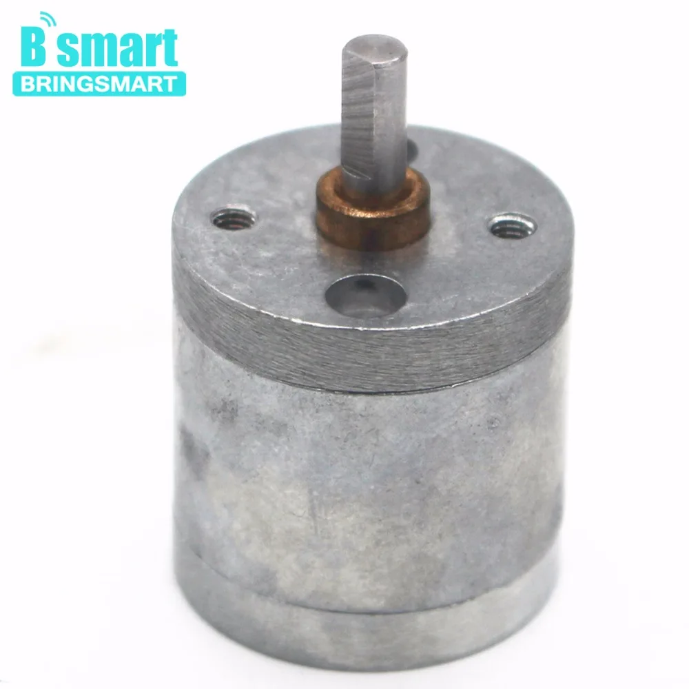 

Bringsmart Mini Motor Gearbox 25mm Diameter Micro DC Motor Reductor DC Reduction Box Gear Case Reducer Casing Free Shipping
