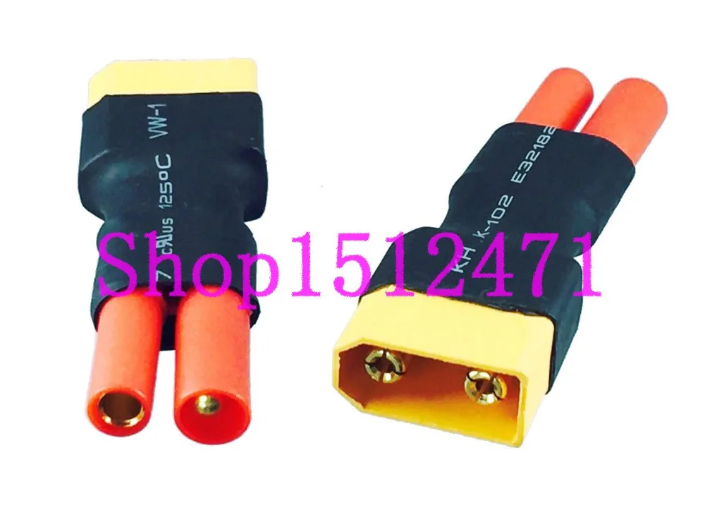 2pcs XT90 XT 90 Male to HXT 4mm Bullet No wire adapter for ESC ARRMA