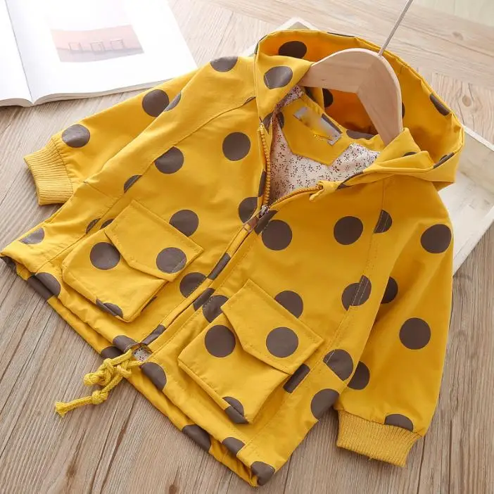yellow Новинка; сезон осень-зима; одежда для маленьких девочек; Верхняя одежда для малышей; изысканное теплое хлопковое пальто для малышей; топ с цветочным принтом; толстовки для мальчиков и девочек - Цвет: yellow