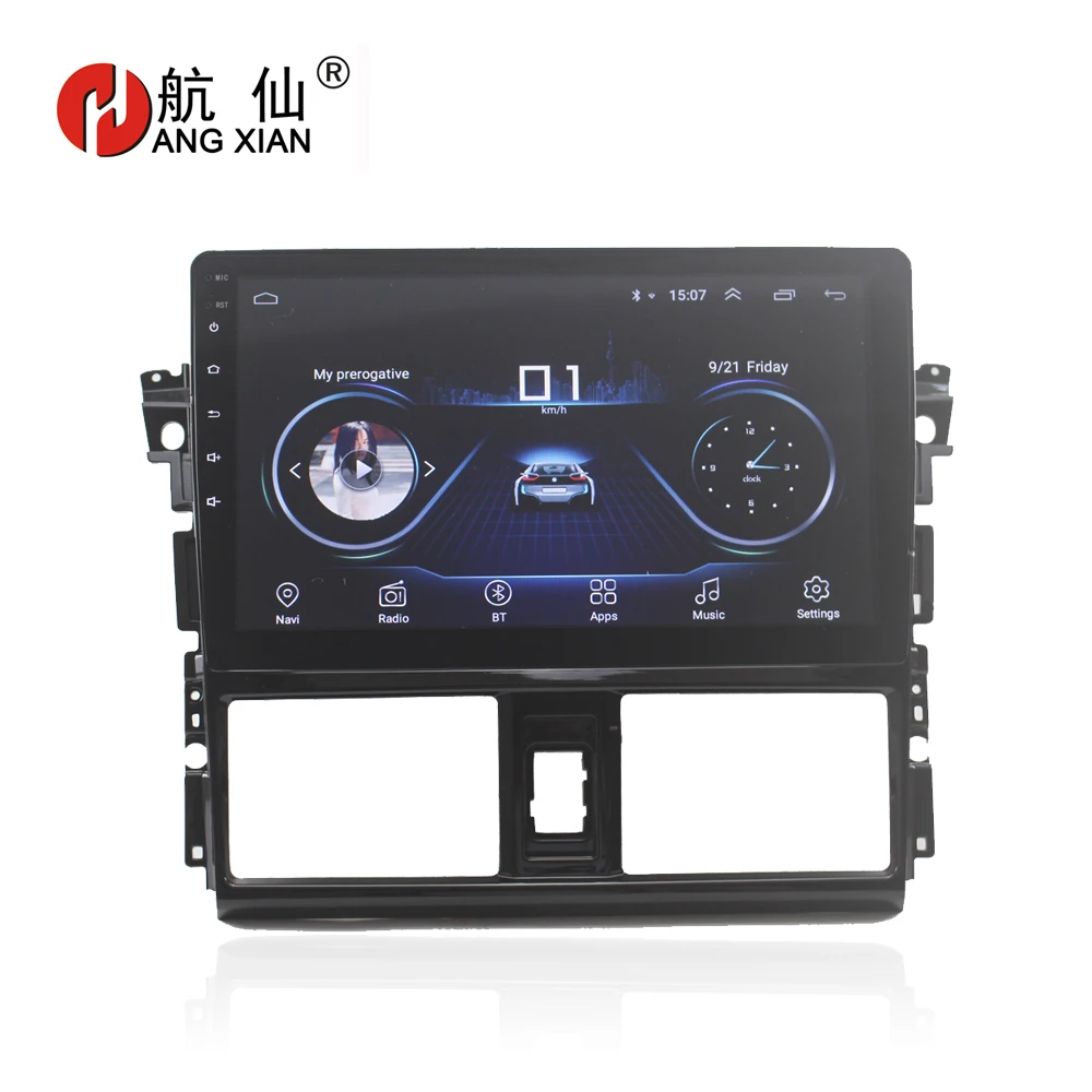 

HANG XIAN 10" Quadcore Android 8.1 Car radio for Toyota Vios 2014-2016 car dvd player GPS navigation car stereo wifi bluetooth