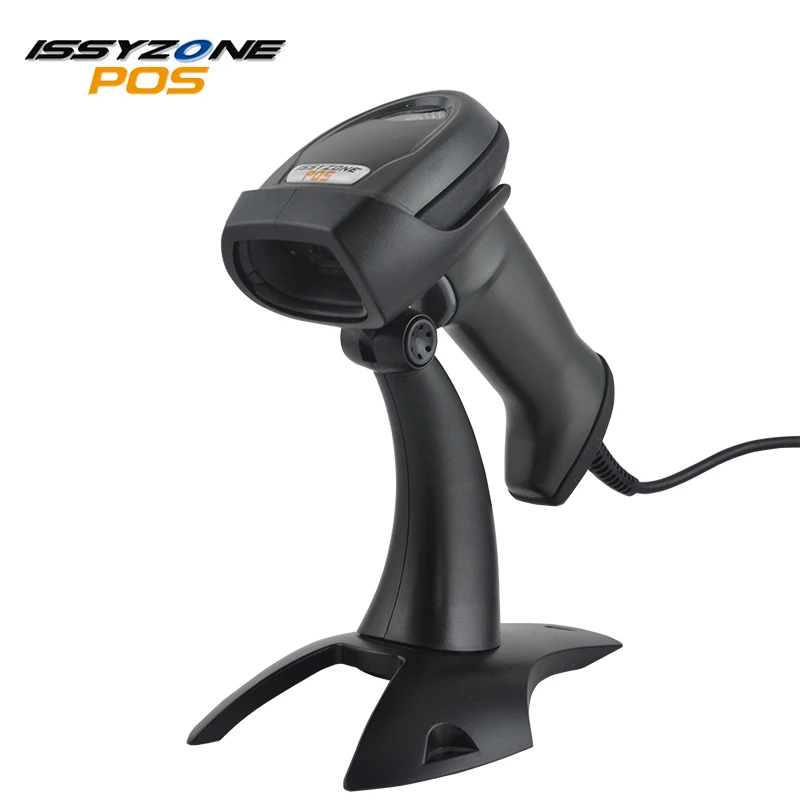 

ISSYZONEPOS 2D QR Industrial Wireless Bluetooth BarCode Scanner Cordless/USB Barcode Mobile Phone Screen Payment Scanner Android
