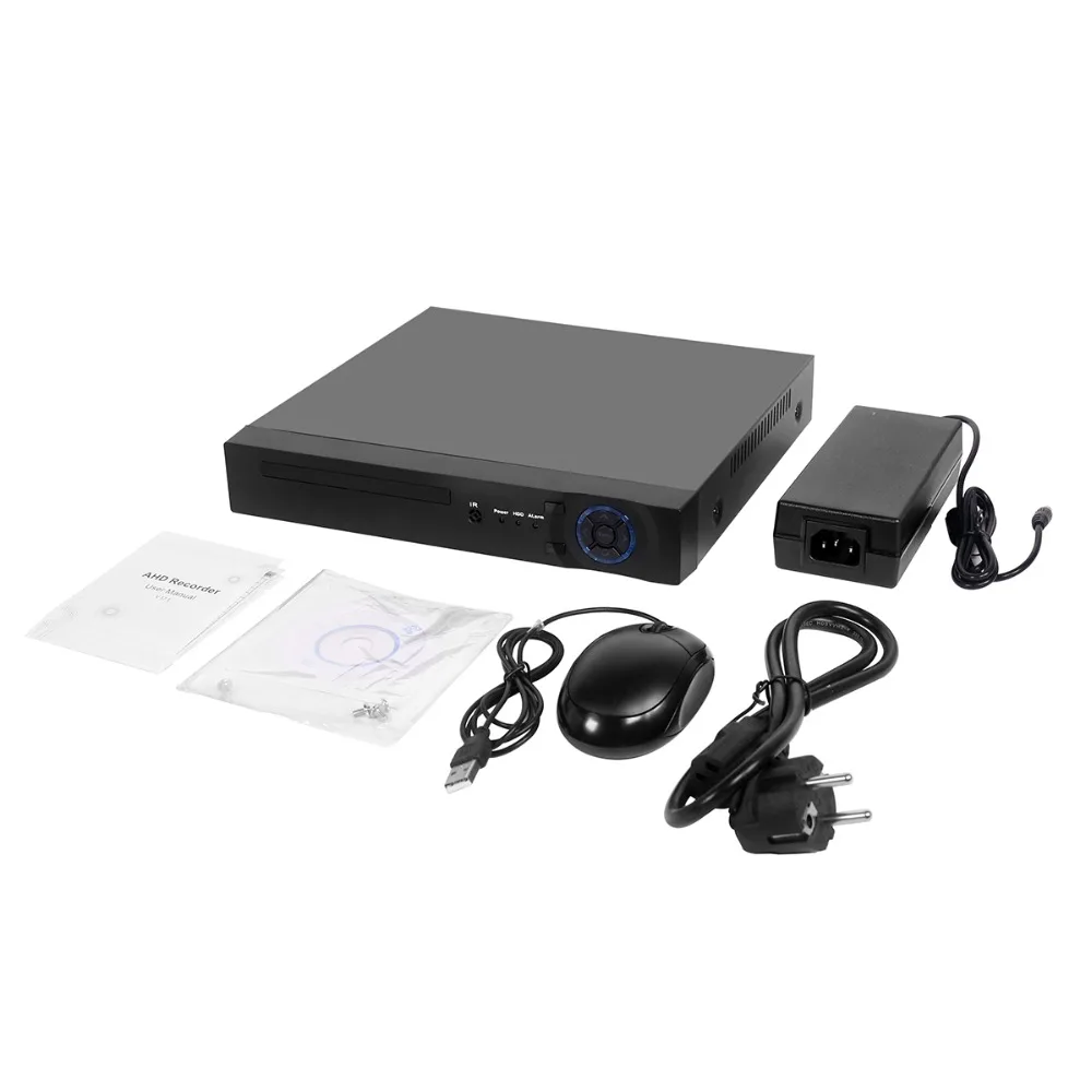 Tanio 8MP IP POE NVR 48 watów 4CH 8CH sieciowy rejestrator wideo sklep