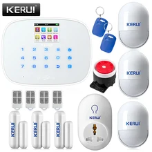 KERUI G19 GSM RFID Disalarm Smart Socket Infrared Security Motion Movement Wired Siren Sensor Detector Home Smart Alarm System