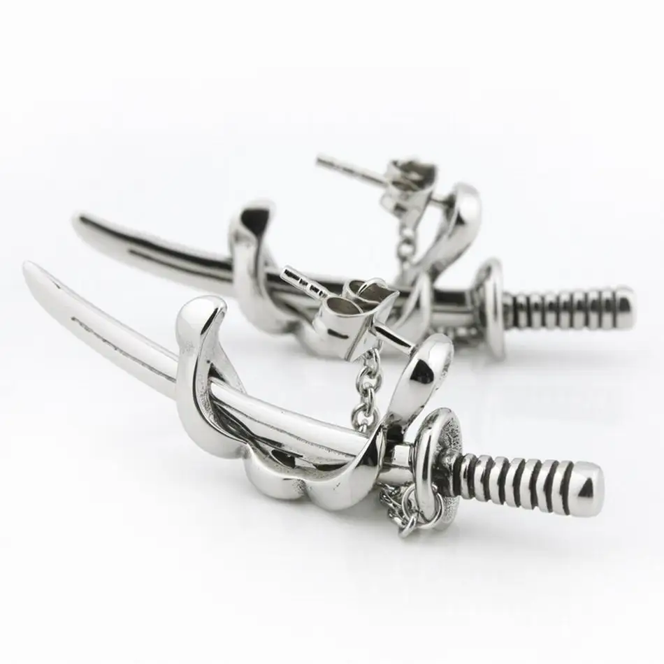 Rocker 316L из нержавеющей стали японская катана мужские байкерские панковские