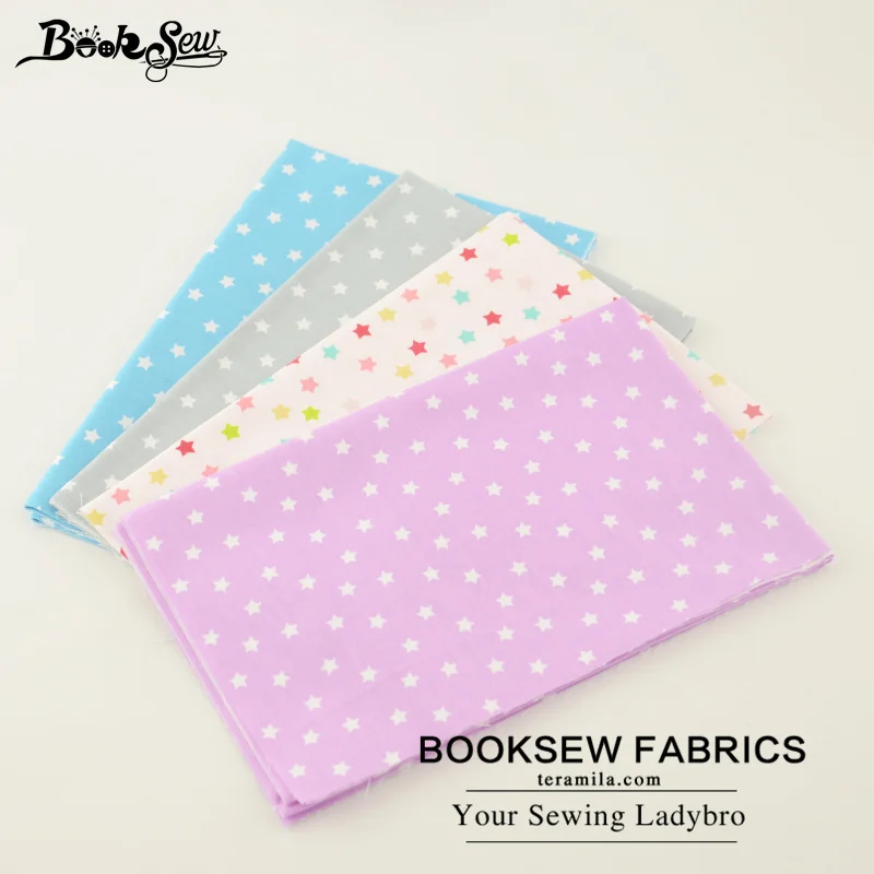 Новинка 100% хлопчатобумажная саржевая ткань Booksew 4 шт./лот домашний текстиль для