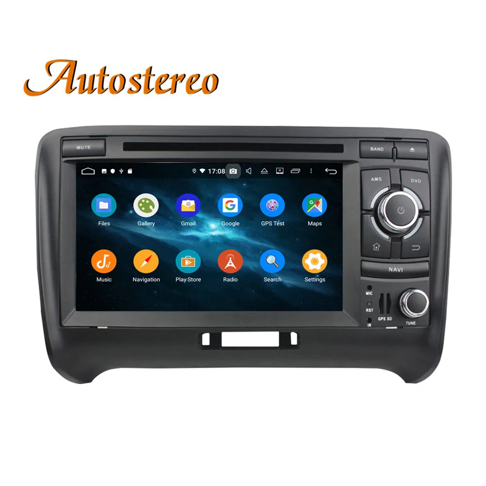 Sale DSP Android 9 Car DVD Player GPS navigation For Audi TT 2006-2014 headunit multimedia player radio tape recorder auto stereo IPS 4