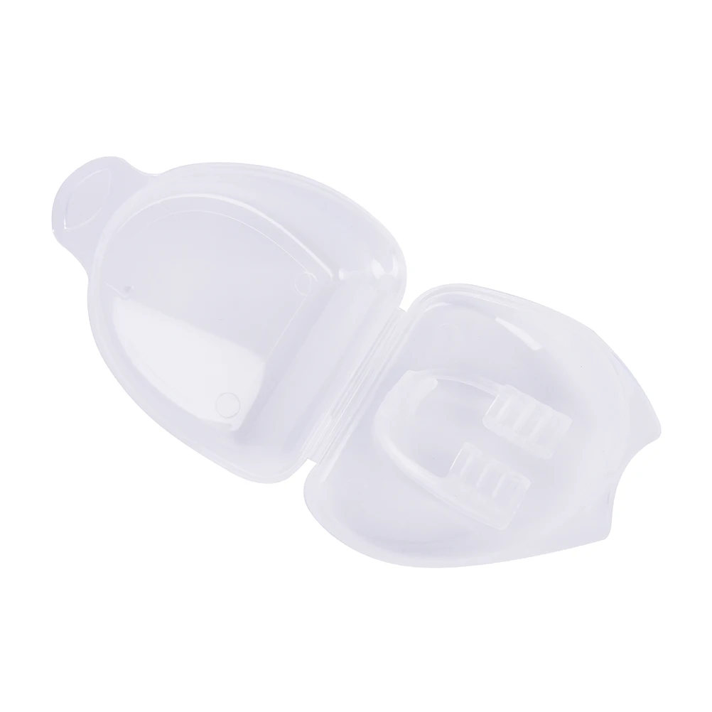 Silicone Dental Mouth Guard Stop Teeth Grinding Bruxism Eliminate Clenching Sleep Aid for for Boxing Basketball 1Pc