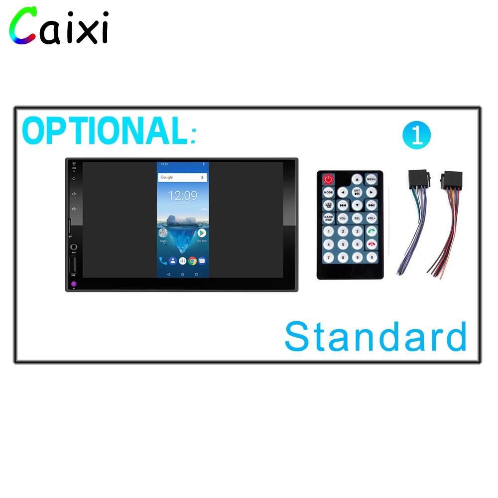 Caixi 2 din Автомобильный мультимедийный плеер стерео " сенсорный экран видео MP5 плеер Авто Радио Зеркало Ссылка для Android и Iphone wifi DVR - Цвет: Cx-7021-1