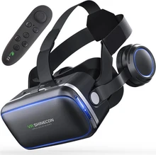 VR Shinecon 6.0 VR with Headphones Remote Virtual Reality Glasses for Smartphone Watch Movie Video 3D Goggles+Helmet Gamepad цена VR Shinecon 6.0 VR with Headphones Remote Virtual Reality Glasses for Smartphone Watch Movie Video 3D Goggles+Helmet Gamepad цены онлайн