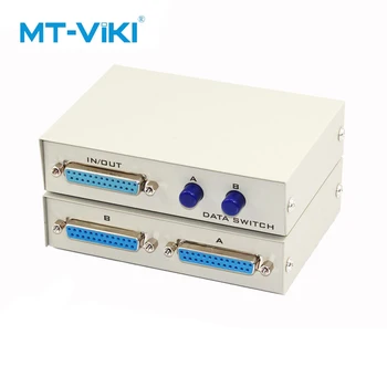 

MT-VIKI 2 Port DB25 Parallel LPT Printer Sharing Daten Switch Selector Manuelle Taste Drücken MT-25-2