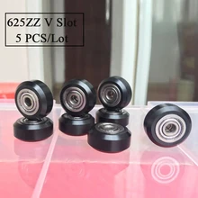 625zz v-slot wheel 3d Printer ball Bearing CNC openbuilds D-type V-type Wheel 625ZZ v slot Bearing 3d printer parts Prusa I3 Kit