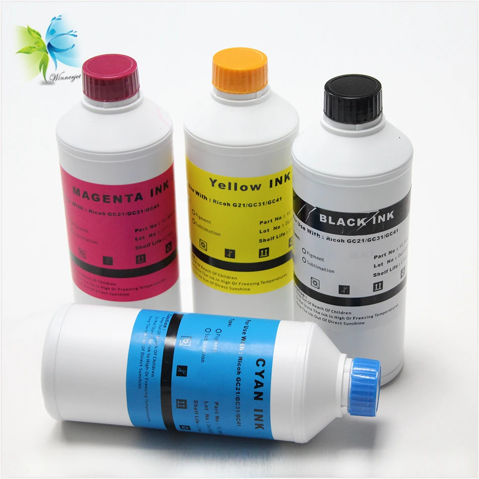 

water transfer printing sublimation gel ink compatible for ricoh gc31 disposable and refillable ink cartridges