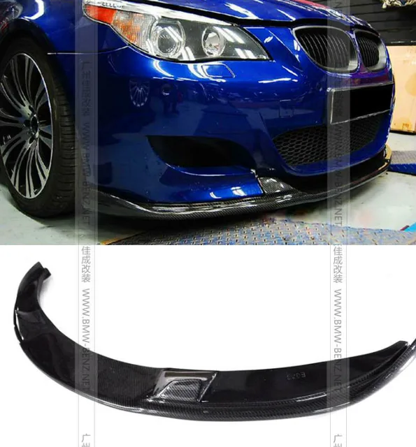 Carbon fiber front lip spoiler H style Front Bumper for BMW E60 M5
