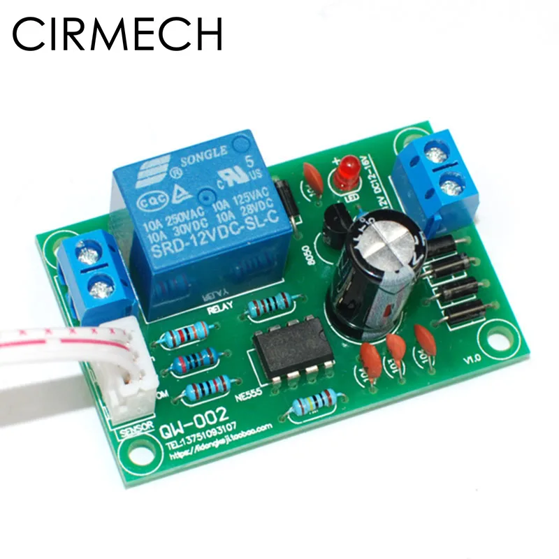 

CIRMECH Liquid Level Controller Module Water Level Detection Sensor automatic water tower controller AC9V-12V DC12-16V