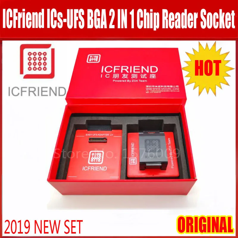 Новинка 2020 оригинальные UFS разъем адаптера ICFriend ICs 2 в 1 поддержка BGA254 BGA153 с