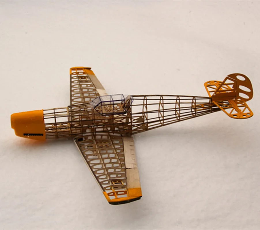RC самолет лазерная резка самолетик из пробкового дерева набор новый BF109 рамка без