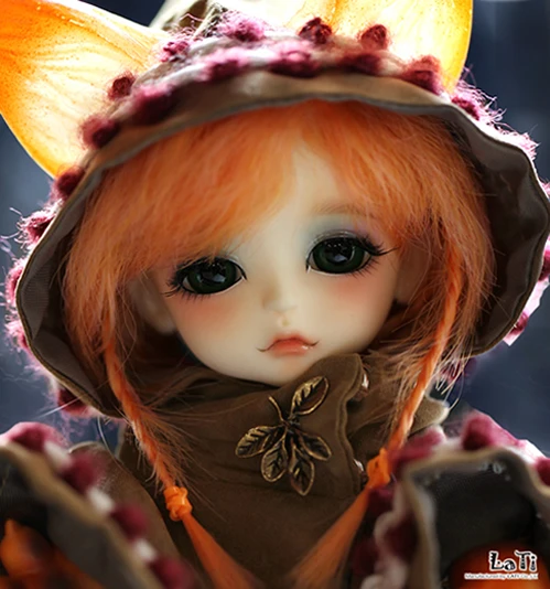 

FREE SHIPPING ! FREE makeup&eyes included! top quality 1/8 BJD Le Petit Prince ver. Lea [The Fox] 16cm cute baby doll gifts