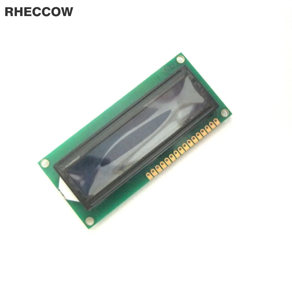 

RHECCOW 5v 1601 16X1 16*1 80*36 Character LCD Module Display LCM blue blacklight white character for raspberry pi