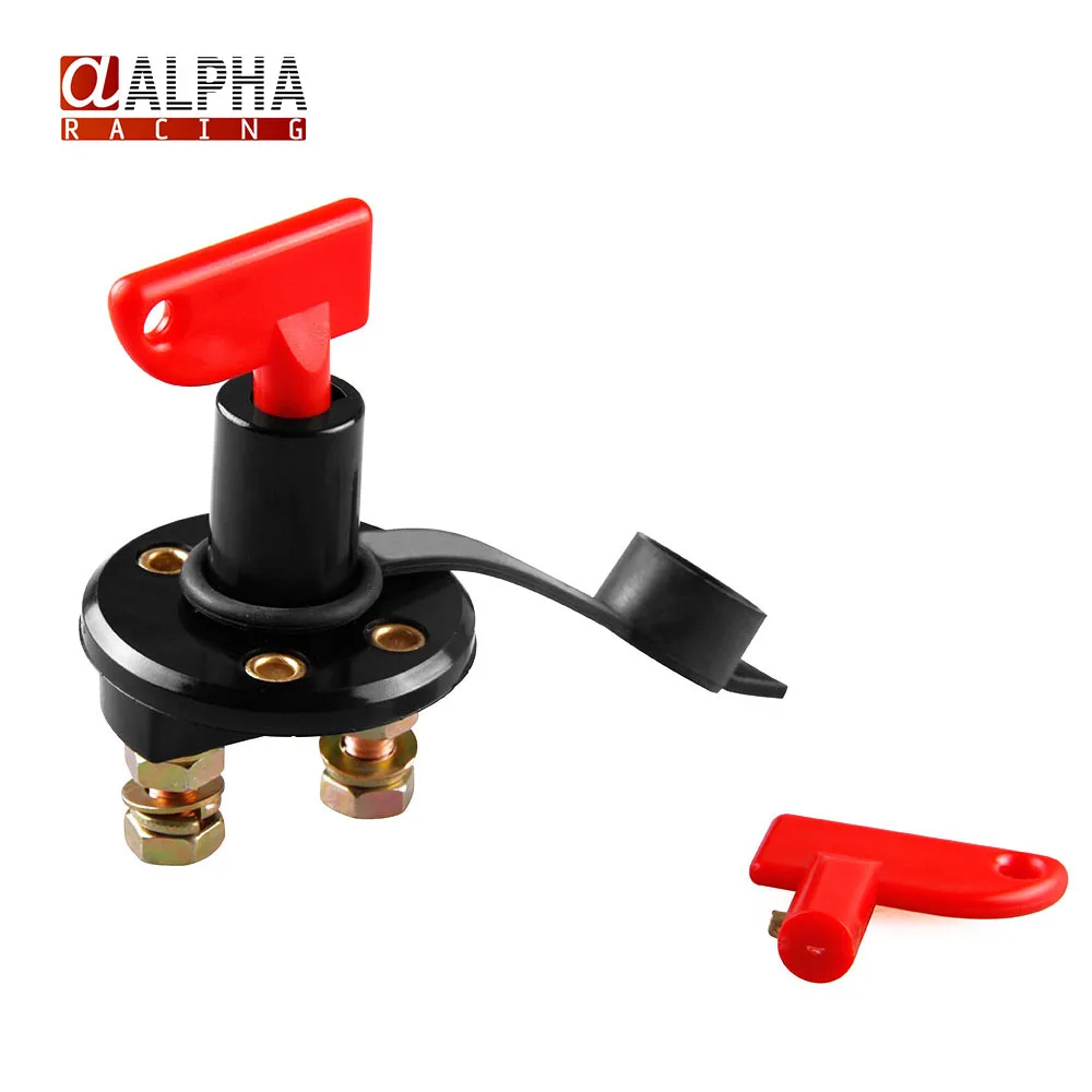 Alpha Racing Battery Disconnect Switch Master Cut off Quick Kill with