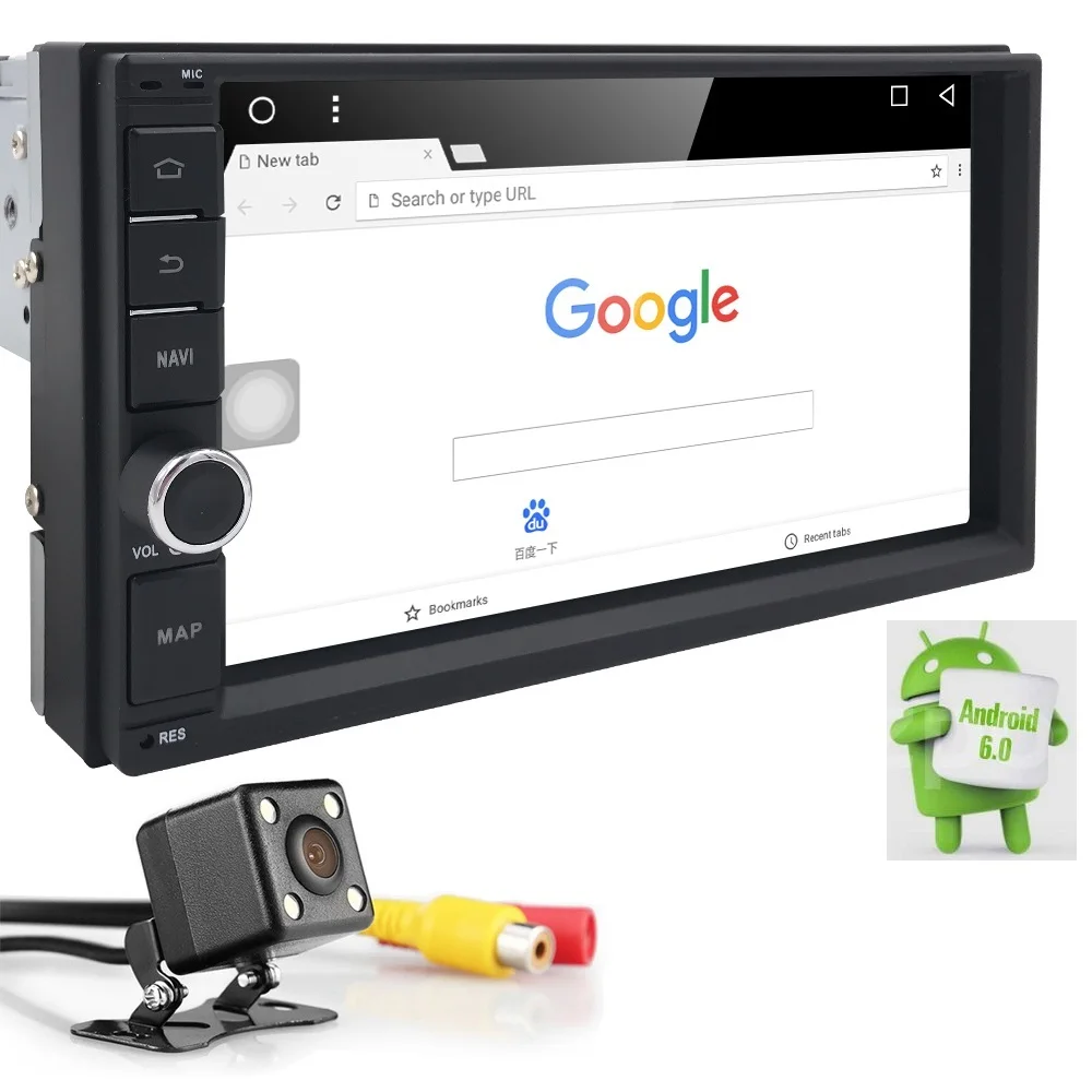 imágenes para Quad Core Android 6.0 Monitor Del Coche Del Reproductor Multimedia 2 din 7''GPS Navegación DVR DTV RDS del volante del Bluetooth Espejo retrovisor cam imágenes para Quad Core Android 6.0 Monitor Del Coche Del Reproductor Multimedia 2 din 7''GPS Navegación DVR DTV RDS del volante del Bluetooth Espejo retrovisor cam