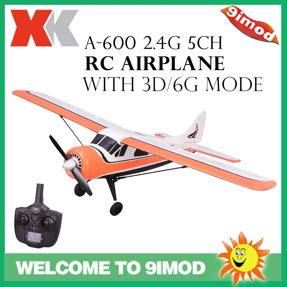 

Wltoys XK DHC-2 A600 5CH 2.4G Brushless Motor 3D6G RC Airplane 6 Axis Glider Remote Control Aircraft Toy kids Birthday gift