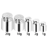 Ensemble de poids de précision de calibrage pièces/ensemble, pour outil domestique, échelles de chromage 1g 2g 5g 10g 20g, 5g ► Photo 1/6