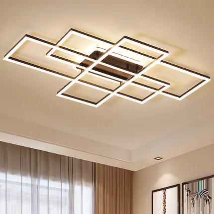 Люстра освещение для гостиной спальни Luminarine avize lustre de plafond современная алюминиевая волна Lustre Avized люстра