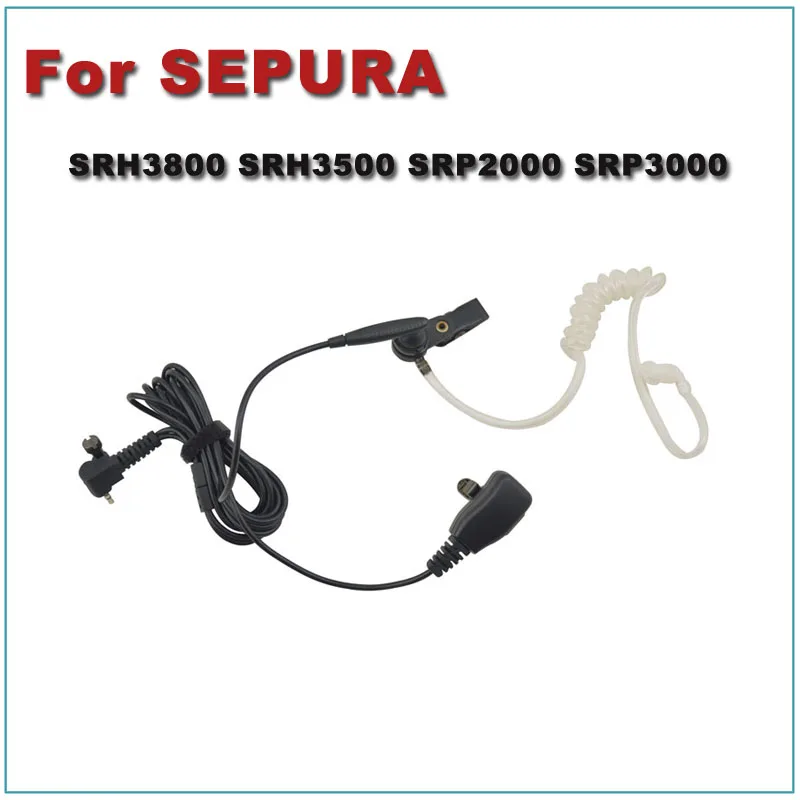 Новое поступление гарнитура с воздушной трубкой гарнитура с микрофон PTT для рации Sepura SRH3800 SRH3500 SRP3000 SRP2000