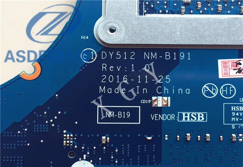 Placa base para portátil Lenovo para legión para los ahorradores Y520 placa base DY512 NM-B191 REV 1,0 DDR4 SR23S N17P-G0-A1 100% prueba ok