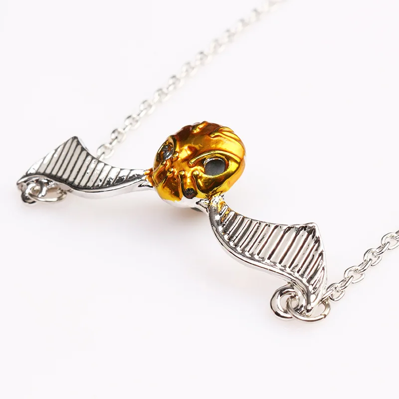 

10 Pcs/lot Harri Potter Snitch Necklace pendants toy gifts