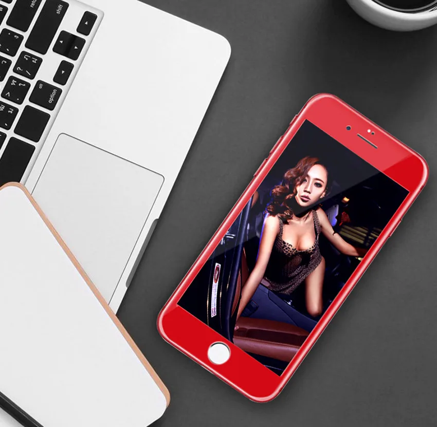 5D изогнутое закаленное стекло для iPhone 6S 6 7 8 XR XS MAX полное покрытие пленка 6sPlus 7Plus