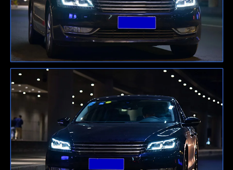 AKD автомобильный Стайлинг для VW Passat B7 фары 2011- светодиодный фары DRL Hid фары линзы проектора bi xenon луч аксессуары