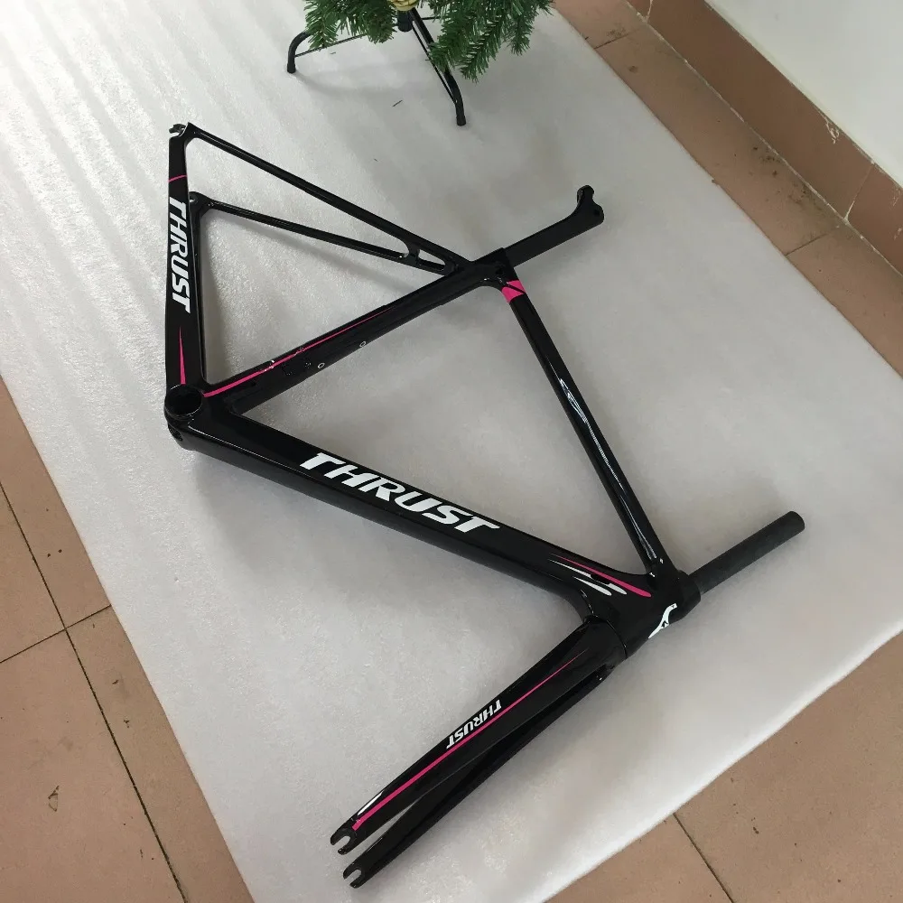 Discount 2017 THRUST Carbon Road Bike Frames Super Light Bicycles Carbon Road Frame BB86 Cycling Frameset Fast Free Shipping 11