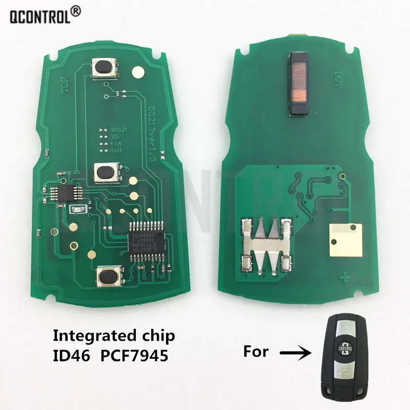 Q пульт дистанционного управления автомобиля смарт-ключ печатная плата для BMW CAS3 система CAS3 X5 X6 Z4 1/3/5/7 серия 868 МГц ID46 PCF7945